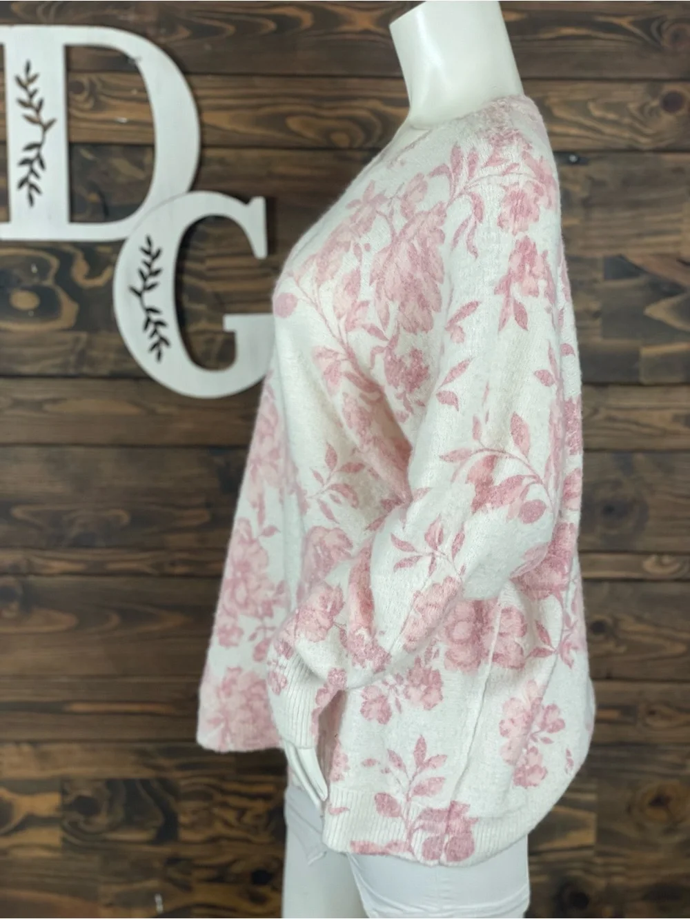 Joie | Cozy Floral Print Knitted Crewneck Sweater‎